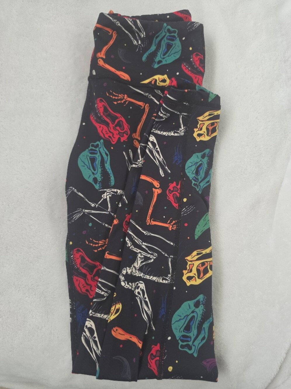 CVG TFLEX COLORS Dino Print High-Waist Leggings XS FULL LENGHT